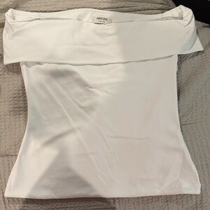 Aritzia White Contour Top